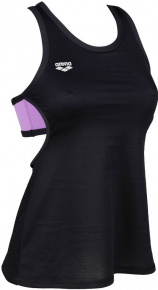 Tricou de damă Arena Duo Reversible Tank Top Black/Lilac