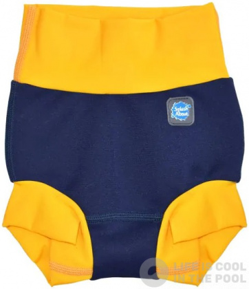 Costum de înot pentru sugari Splash About Happy Nappy Duo Navy/Yellow