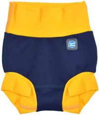 Costum de înot pentru sugari Splash About Happy Nappy Duo Navy/Yellow