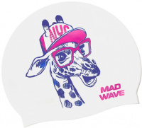 Cască de înot pentru copii Mad Wave Giraffe Swim Cap Junior