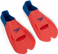 Labe de înot Speedo Training Fin Fluro Tangerine/Pool Blue/Blue Flame