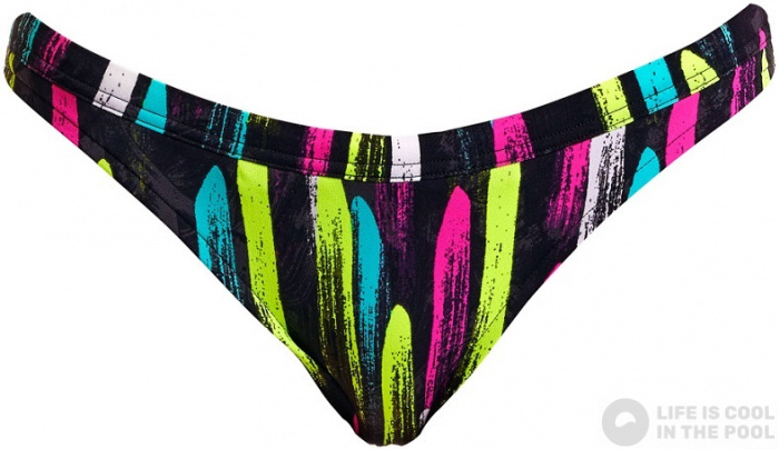 Partea de jos a costumului de baie Funkita Lippie Launch Hipster Brief