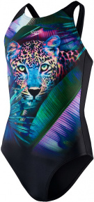 Speedo Digital Placement Pulseback Girl Black/Diva/Lapis/Pink/Neon Absinthe/Blue Speedo Digital Placement Pulseback Girl Black/Diva/Lapis/Pink/Neon Absinthe/Blue