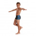 Costum de înot pentru băieți Speedo Digi Allover Panel Aquashort Boy Black/Red/Neon Absinthe/Lapis Blue/Blue Flame