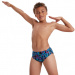 Costum de înot pentru băieți Speedo Digi Allover 6.5cm Brief Boy Black/Lava Red/Neon Absinthe/Blue
