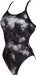Costum de baie de damă Arena Women Swimsuit Challenge Back Allover Black/Multi