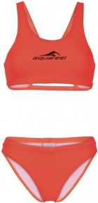 Costum de baie fete Aquafeel Racerback Girls Orange