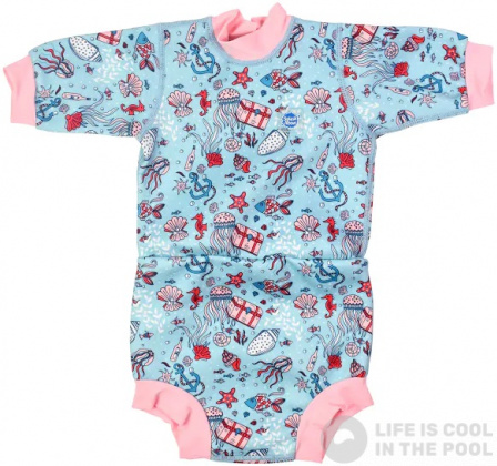 Costum de neopren pentru copii Splash About Happy Nappy Wetsuit Hidden Treasure