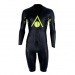 Costum din neopren pentru Swim Run bărbați Aqua Sphere Aquaskin Swim-Run Limitless V2 Shorty Men Black/Bright Green