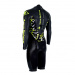 Costum din neopren pentru Swim Run bărbați Aqua Sphere Aquaskin Swim-Run Limitless V2 Shorty Men Black/Bright Green