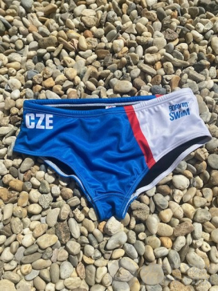 BornToSwim CZE Brief Blue/White