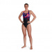 Speedo Placement Digital Powerback Black/Phoenix Red/Blue Flame/Ultraviolet