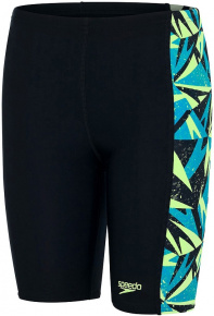 Speedo Hyper Boom Panel Jammer Boys Black/Pool/Bright Zest Speedo Hyper Boom Panel Jammer Boys Black/Pool/Bright Zest