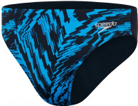 Speedo Allover 7cm Brief Black/Pool