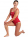 Costum de înot de damă pentru antrenament Arena Solid Swim Pro red