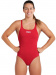 Costum de înot de damă pentru antrenament Arena Solid Swim Pro red