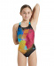 Arena Girls Swimsuit Swim Pro Back Placement Black/Martinica