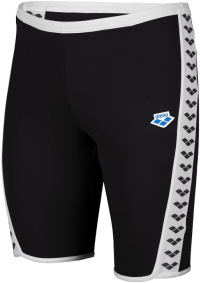 Arena Icons Swim Jammer Solid Black/White