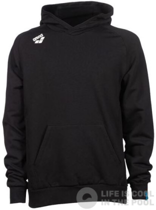 Arena Team Unisex Hooded Sweat Panel Black