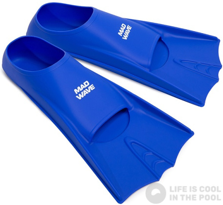 Mad Wave Flippers Training Fins Blue