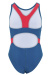 Aquafeel Racerback Girls Blue/Red