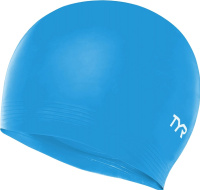 Tyr Latex Swim Cap Albastru deschis