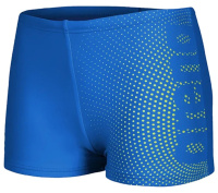 Arena Dim Light Swim Short Boys Blue China/Artic Lime