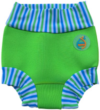 Costum de înot pentru sugari AquaKiddo Swim Nappy Neon Green