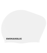 Cască de înot pentru copii, pentru păr lung Swimaholic Long Hair Cap Junior