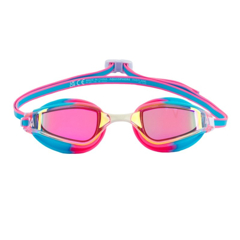 Aqua Sphere Fastlane Pink Iridescent Mirror